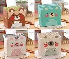 Easy Diy Set Of 4 Mini Zoo Zoo Pencil Cases Or Storage Boxes Etsy Pencil Storage Diy Diy Set Cardboard Box Crafts