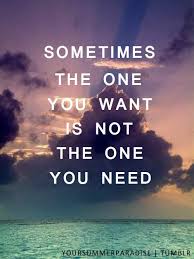 What if she had told the team about doyle. Sometimes The One You Want Is Not The One You Need Words Of Wisdom Quotes Inspirational Words Lyric Quotes