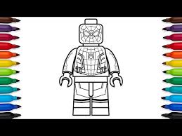 Lego spiderman climbing coloring pages superhero coloring pages spiderman coloring lego coloring pages. How To Draw Lego Spider Man Homecoming Marvel Super Heroes Coloring Pages Ø¯ÛŒØ¯Ø¦Ùˆ Dideo