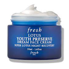 Fine lines and wrinkles, dryness, and dullness. Fresh Lotus Youth Preserve Dream Cream Fresh