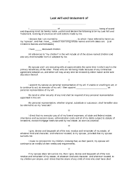 Sample Last Will And Testament Of Form 8ws Templates Forms Last Will And Testament Last Will And Testament Will And Testament Templates Printable Free