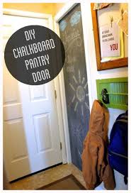 Diy Chalkboard Pantry Door Chalkboard Pantry Doors Diy Chalkboard Chalkboard Door