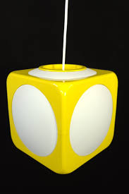 Funky Space Age Pendant Lamp Dice In Rare Yellow White By Ikea From The 1970s Space Age Mid Century Design Hoyrup Denmark Yellow Pendant Lamp Pendant Lamp Pendant Lamp Design