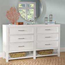 This high chest of drawers gives you plenty of storage without taking up too much room. 6 Drawer Dressers Joss Main