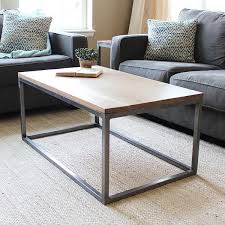 Neutral Natural Living Room Coffee Table Ideas Coffee Table White Oak Coffee Table Living Room Coffee Table