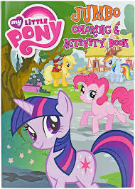 Children draw what they like, do what they like. Amazon Com Bendon Publishing International Set Of 2 My Little Pony Jumbo Coloring Books Tear And Share 96 Pages Coloring And Activity Book Perfect For Any My Little Pony Fan Toys Games