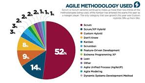 Pie Chart Showing The State Of Agile Survey Adopted From