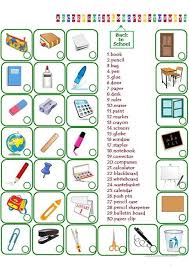 Classroom Objects English Esl Worksheets Classroom Language Classroom Instruction School Subjects