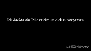Hat reflektiert, seinen gefühlen, gedanken und erinnerungen den raum gegeben, den sie lange zeit nicht hatten. Wincent Weiss Ein Jahr Lyrics Youtube