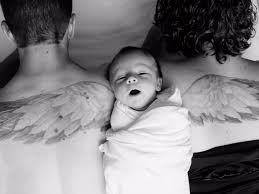 Evil angel about 2 years ago. Family Photo With Angel Wing Tattoos Goes Viral