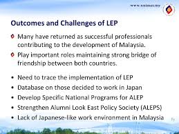 Former malaysian prime minister najib razak was criticized for being too close to china, while mahathir was keen on looking more to japan, as a return to his look east policy of the 1980s. Look East Policy For And Beyond Human Capital Development Ppt Download