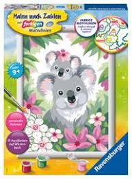 Rahmenloses diy malerei , malen nach zahlen , leinwand wand bild , romantisch rosen blumen farbe rosen. Ravensburger Malen Nach Zahlen 28984 Susse Koalas Kinder Ab 9 Jahren Kaufen Spielwaren Thalia
