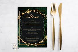 Paper packaging pretty packaging party like gatsby lobster dinner rock lobster menu cards menu design first birthday parties invitation design. Elegant Menu Printable Jungle Gold And Black Menu Card With Tropical Leaves Wedding Or Dinner Party Editable Template Instant Download
