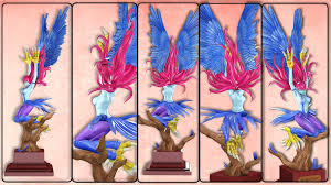 Characters & Creatures STL Download - harpie lady figure - yugiohby  Wsonuchiha3D