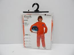 Charades Ch005892_xs Orange Astronaut Suit Kids Costume X Small