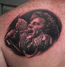 The rest were just solid straight. Ronnie James Dio By Bob Tyrrell Tattoonow