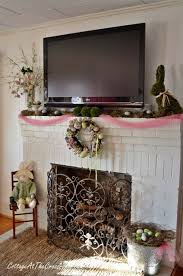 These handmade diy easter decorations, crafts, and gifts will put a fresh face on spring. Spring Mantel 2013 Cottage At The Crossroads