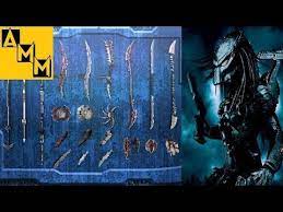 Los Gadgets Y Las Armas Mas Impresionantes De Depredador Parte 1 Equipamiento Yautja Youtube Depredador Armas Impresionismo