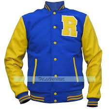 Riverdale Kj Apa Archie Andrews Jacket R Letterman Blue Bomber Varsity Jacket Ebay