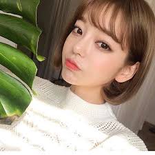 韓国 小顔ボブ 宮川好江 요시에 미야카와 さんはinstagramを利用しています テリちゃんhair 테리ちゃんcollar ハニーベージュ 可愛くボブにカットします メインアカウント yoshie miy 髪型 ボブ ボブ 女の子 小顔 ボブ