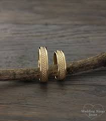 Braided Wedding Rings Set Filigree Wedding Bands Unique Matching Wedding Rings Vintage Style Wedding Bands Bands Set His And Her Braided Wedding Ring Set Matching Wedding Rings Couple Wedding Rings