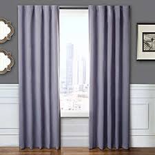 Microfiber blackout grey curtains for patio door thermal insulated living room curtains 96 inch long, room darkening noise reducing blackout curtain for bedroom/living room, charcoal gray (1 panel). White Bedroom Bedroom Curtains White And Purple 96 Invhes