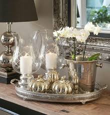 Silbertablett Dekor Deko 2019 Silver Tray Decor Table Decor Living Room Tray Decor