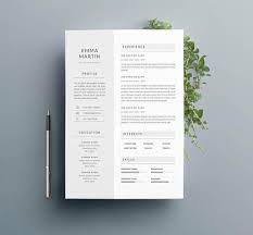 Create a blank modern resume. 15 One Page Resume Templates Examples Of 1 Page Format