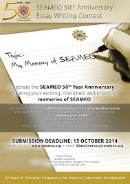 The winners will be awarded the cash prizes and certificates. Seameo 50th Anniversary Essay Writing Contest Seameo Spafa