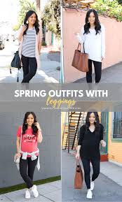 Spring Outfits With Leggings Tons Of Spring Tops For Leggings