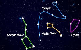 Constellations Entre La Grande Ourse Et Cassiopee Constellations Grande Ourse Constellations D Etoiles