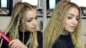 See more ideas about curly hair styles, hair styles, long hair styles. How To Crimp Without A Crimper Youtube