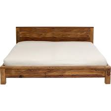 Oriel solid wood king size bed in provincial teak finish. Wooden Bed Latino 180x200 Kare Design