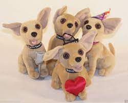 Taco Bell Chihuahua Dogyo Quiero Gidget Mascot Mexican Dog Plush Talking Heart Tacobell Gidget Chihuahua Animals Chihuahua Plush