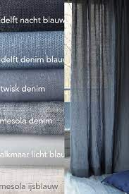 blauwe gordijnen van heel licht blauw tot diep nacht blauw hier afgebeeld rechts baltic blauw linnen go blauwe gordijnen gordijnen woonkamer woonkamer blauw