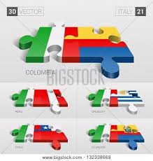 Los seguidores de ambos países lucieron las camisetas de su selección y alentaron en cada momento a sus equipos. Italy Colombia Peru Vector Photo Free Trial Bigstock