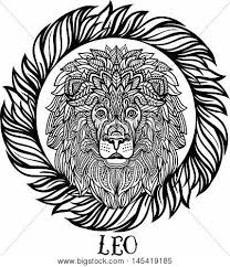 Download this adorable dog printable to delight your child. Vector Y Foto Detailed Lion Aztec Prueba Gratis Bigstock