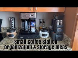 Maybe you would like to learn more about one of these? Small Coffee Station Organization Storage Ideas Youtube
