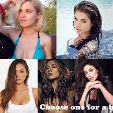 Choose one for a blowjob, one for missionary, one for anal, one to finger  till she squirtslots of dirty talk and one to do with whatever you want!  (Eliza Taylor, Marie Avgeropoulos,