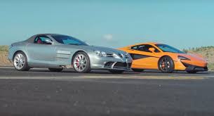 I thought why not do the same for mercedes? Mercedes Slr Mclaren Vs Mclaren 540c In Battle Of The Generations Carscoops