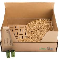 Biodegradable Cat Litter Kit Litter One Provides A 100 Biodegradable All Inclusive Cat Litter Maintenance Kit Each Kit Includes Litter Box Pine Pellet Li