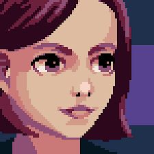 People Often Ask How To Do Portraits In Pixel Art Pix3m S Style Is One More Example Of A Clean Anime Like C Pixel Art Pattern Pixel Art Pixel Art Characters
