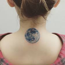 Tattoos Women Back Neck Tattoos Moon Tattoo On Neck Blue Moon Tattoo Neck Tattoo Back Of Neck Tattoo Best Neck Tattoos