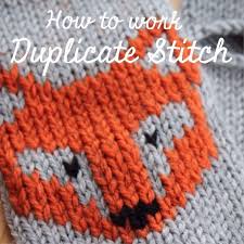 Looking for japanese embroidery designs with a difference? How To Work Duplicate Stitch Knitting Crochet Patterns Crochet