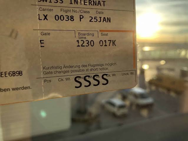 What an SSSS on Your Boarding Pass Means