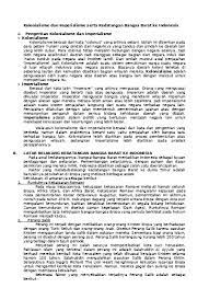 Kolonialisme adalah pengembangan kekuasaan sebuah negara atas wilayah dan manusia di luar batas negaranya, seringkali untuk mencari dominasi ekonomi dari sumber daya, tenaga kerja, dan. Top Pdf Antara Kolonialisme Dan Imperialisme