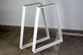 Tischbeine Tischgestell Tischkufen Tischfusse Stahl Metall Weiss Industrial Loft Tisch Bar Stools Decor Home Decor