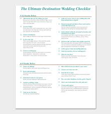 Maybe you would like to learn more about one of these? 29 Wedding Checklist Templates Free For Word Excel Pdf
