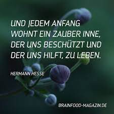 Und jedem anfang wohnt ein zauber inne. Pin Auf Gedanken