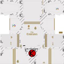 Real Madrid 2019 2020 Kit Dream League Soccer Kits Real Madrid Home Kit Real Madrid Soccer Kits
